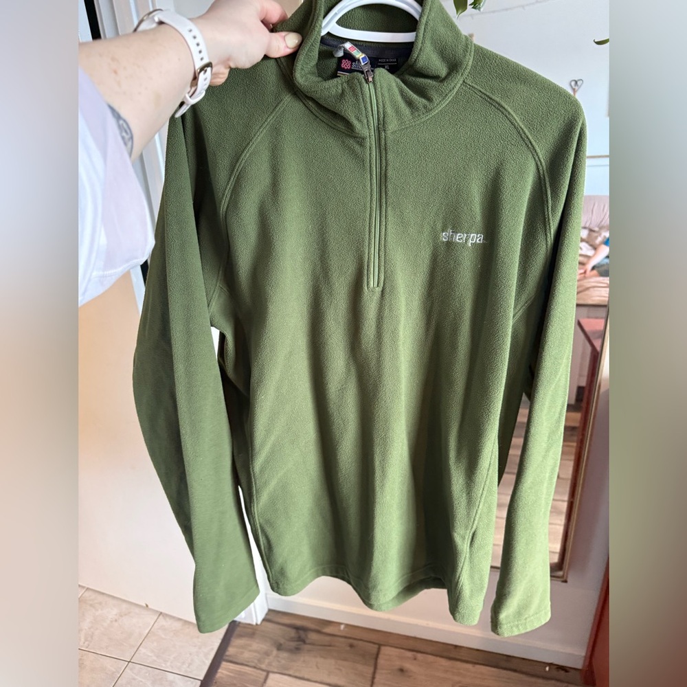 Sherpa fleece sweater